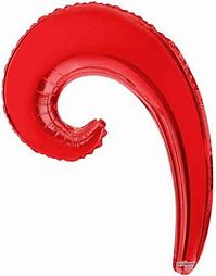 14" Kurly Wave- Red